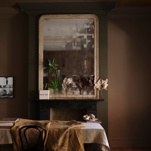 Broccoli Brown No.198; Reduced Green No.313 Farrow & Ball